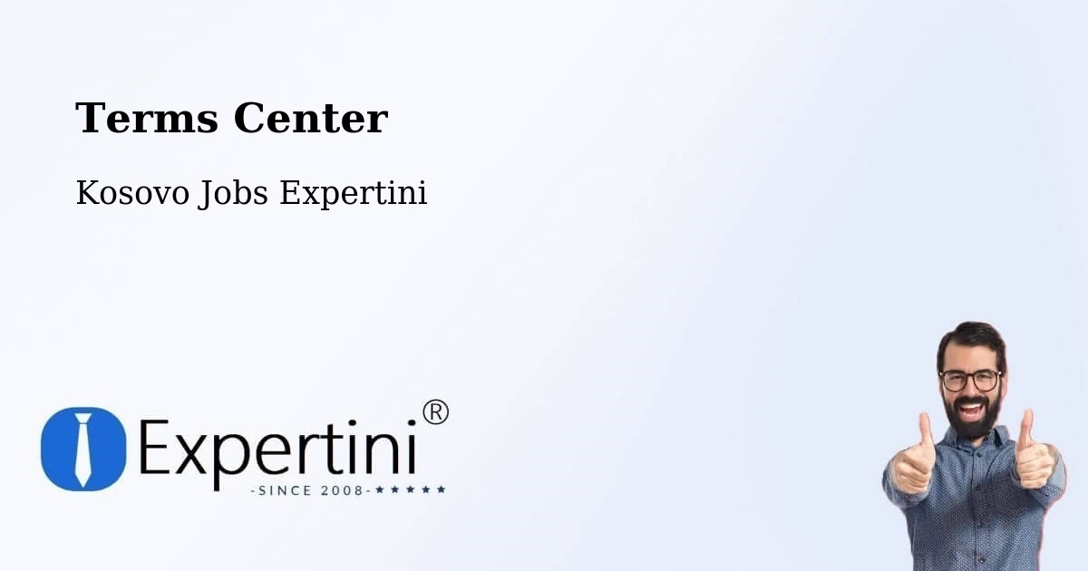 Terms of Service – Sverkë - Kosovo Jobs Expertini